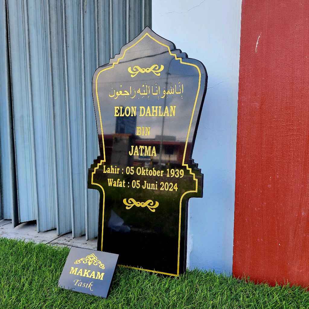 BATU NISAN GRANIT TILE BENTUK JAHUL TANCAP 25X50