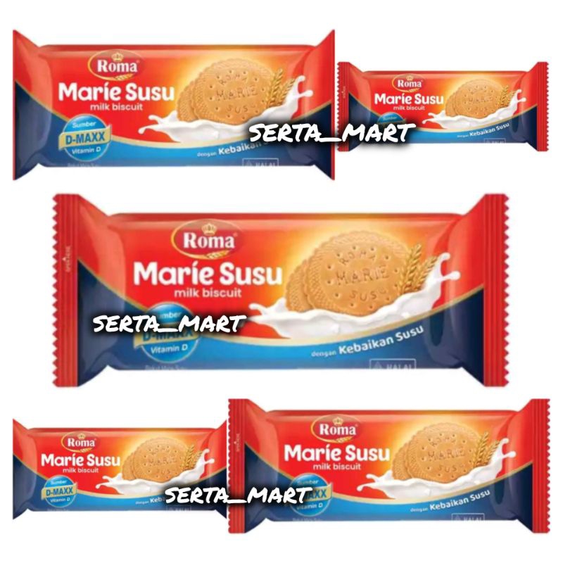 

Roma Marie Susu 115gr - Roma Biskuit Marie Milk