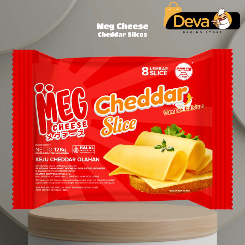 

Meg Cheese Cheddar Slice 8s