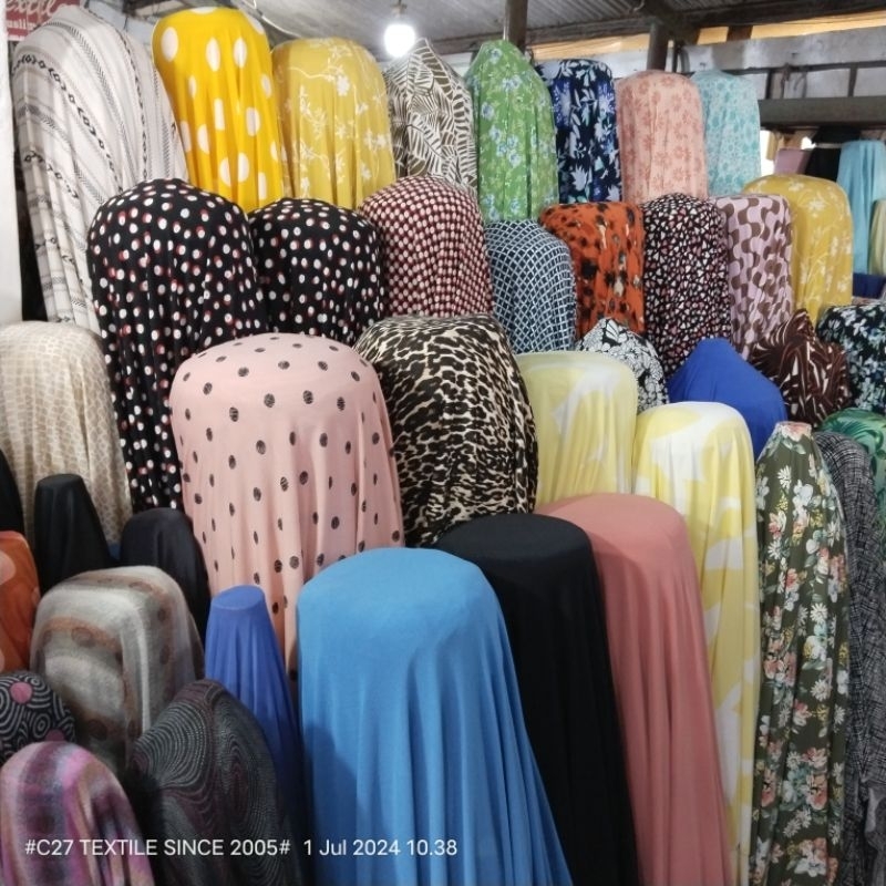 HARGA/0,5 M | KAIN JERSEY MOTIF - KAIN JERSEY KOREA PREMIUM - BAHAN JERSEY MILANO  BAHAN JERSEY ZOYA