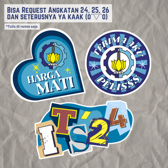 

STIKER SCRAPBOOK CAMABA ITS | INSTITUT TEKNOLOGI SEPULUH NOVEMBER | StikerGW