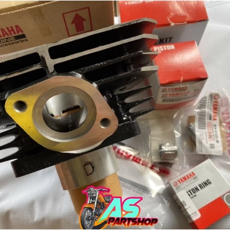 BLOK SEHER BORING RX KING SET PISTON ORI YGP