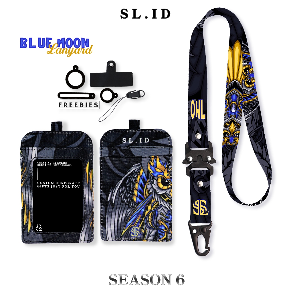 

SL.ID Lanyard Id card Holder Printing - Bluemoon