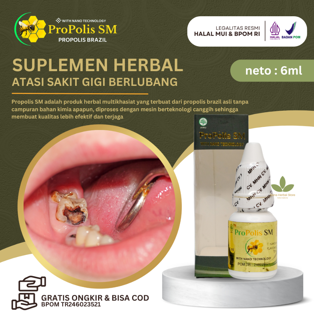 Obat Kumur Propolis, Obat Kumur Gigi Berlubang, Obat Sakit Gigi Anak, Obat Sakit Gigi Berlubang, Oba