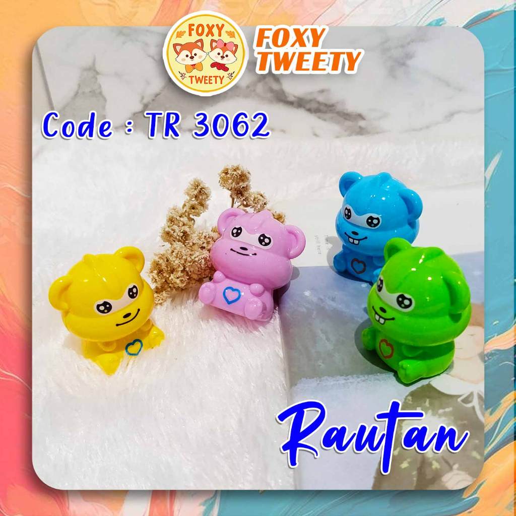 

Rautan Mini 1 Lubang / Serutan Fancy Karakter TR-3062 / Rautan Pensil Mini Lucu Unik - MOUSE