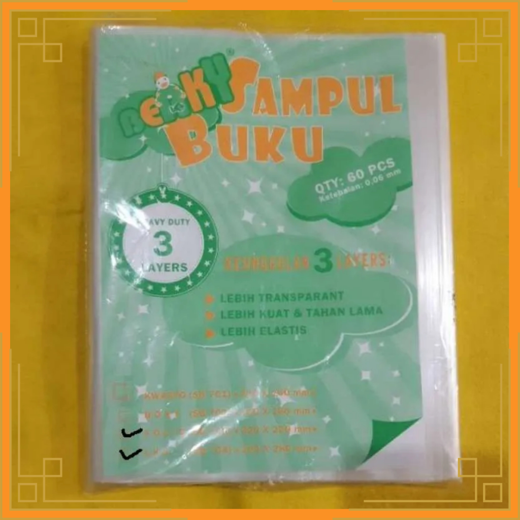 

BEAKY Sampul plastik ukuran LKS sepak isi 60