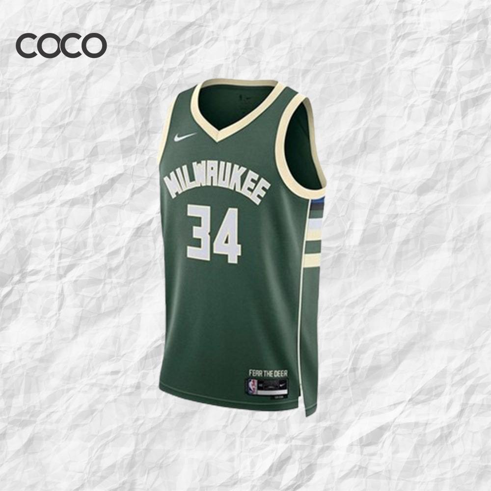 Jersey Basket Nike Dri - FIT NBA Milwaukee Bucks Giannis Antetokounmpo Icon Edition 2022-23 Swingman