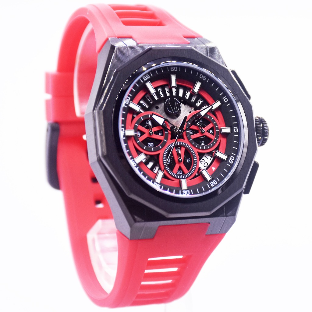 Jam Tangan Pria Christ Verra CV 12189G-38 BLK/ CV 12189G-36 BLK/RED/ CV 12189G-36 BLK/GRY/ CV 12189G