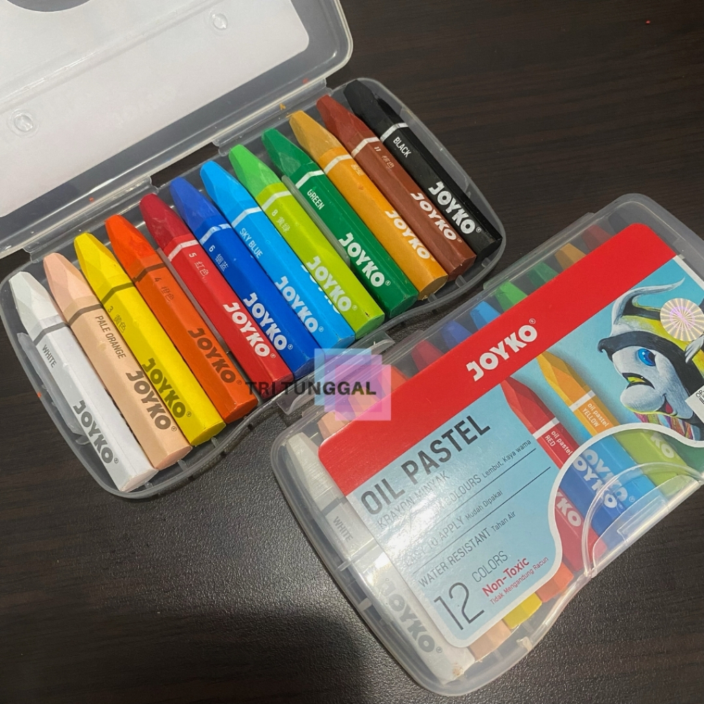 

Crayon Isi 12 Oil Pastel Merk JOYKO Krayon Minyak Perlengkapan Mewarnai Drawing Painting Menggambar Colour Color Sekolah School Prakarya Peralatan Seni Art Pewarna Cantik Kertas Original Coloring Kesenian Tools Stuff Asli Murah Termurah Toko Tri Tunggal