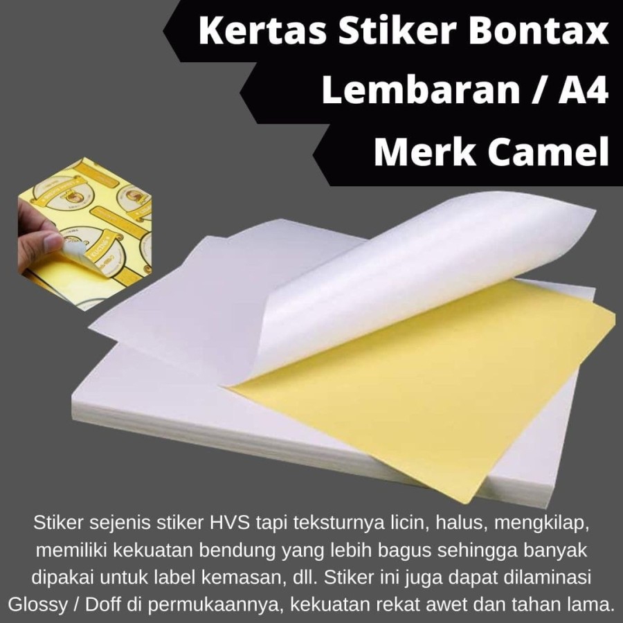 

Print & Cut Sticker Chroma A3+, Cetak Stiker Kroma / Bontax A3 GROSIR! - Glossy