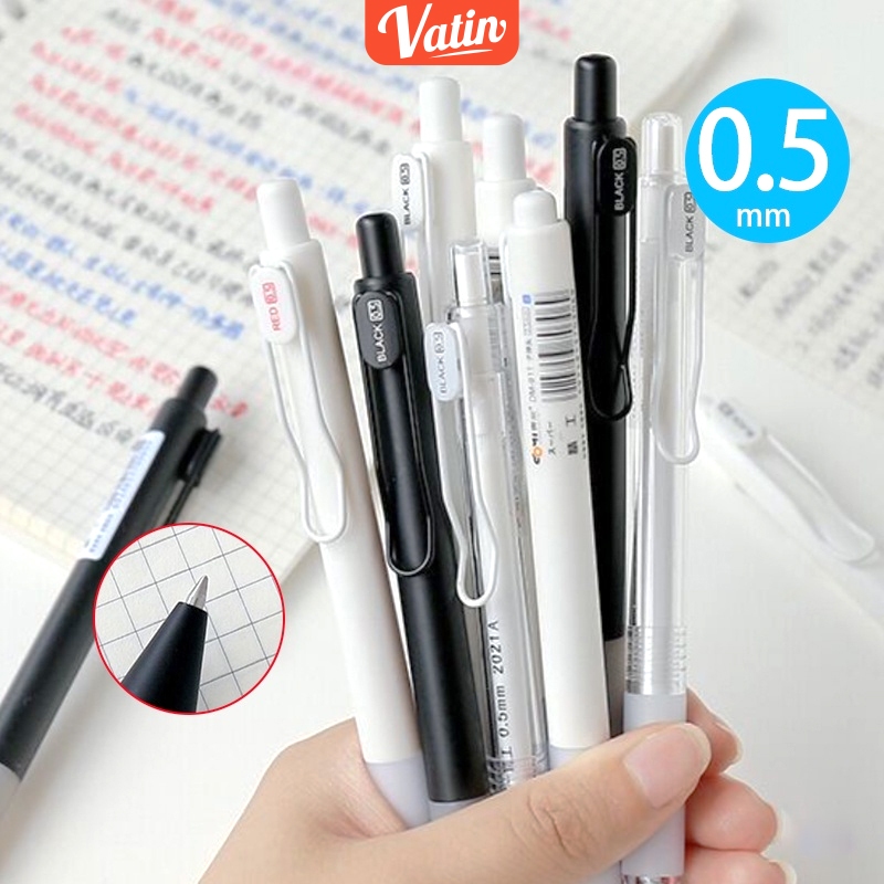 

Gel pen/Bolpen 0.5mm/Pulpen 0.5mm & refill pulpen hitam ins Style-Vatin_Shop