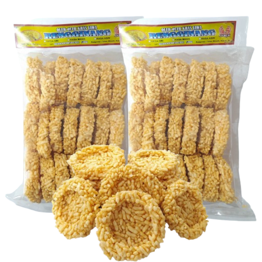 

Rengginan Ketan Oleh Oleh Tradisional Khas Solo Merk 45 Berat 250 Gram