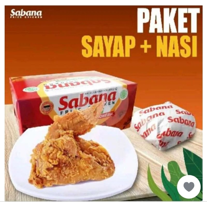 

SABANA paket nasi + ayam sayap