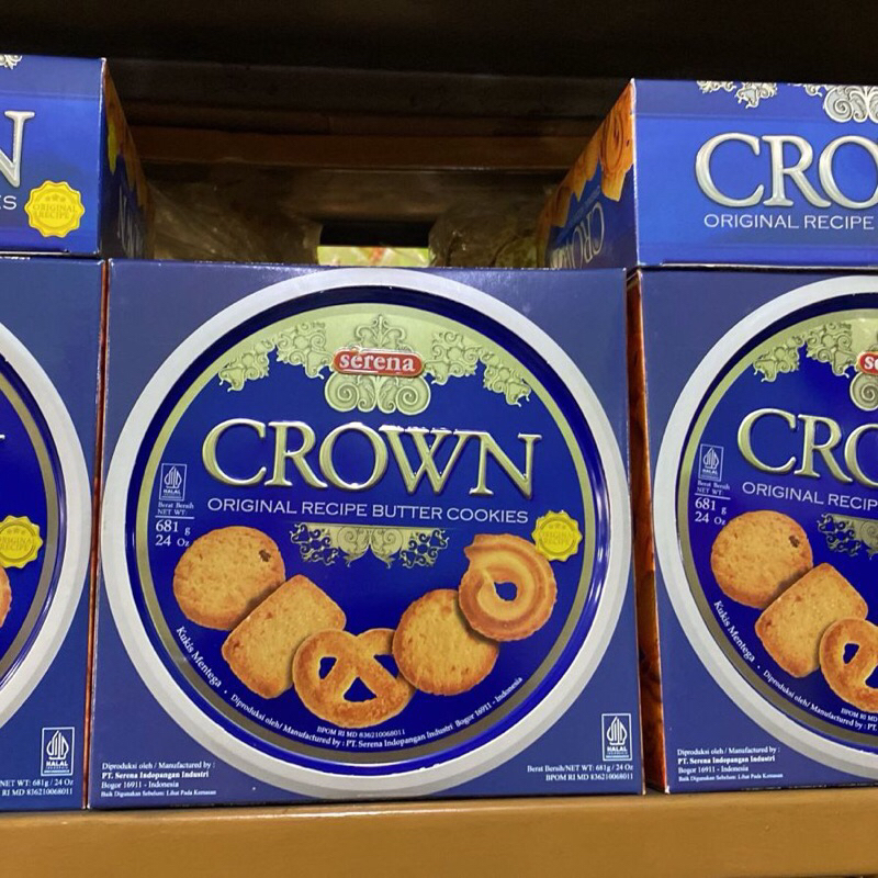 

SERENA CROWN BUTTER COOKIES 454gr