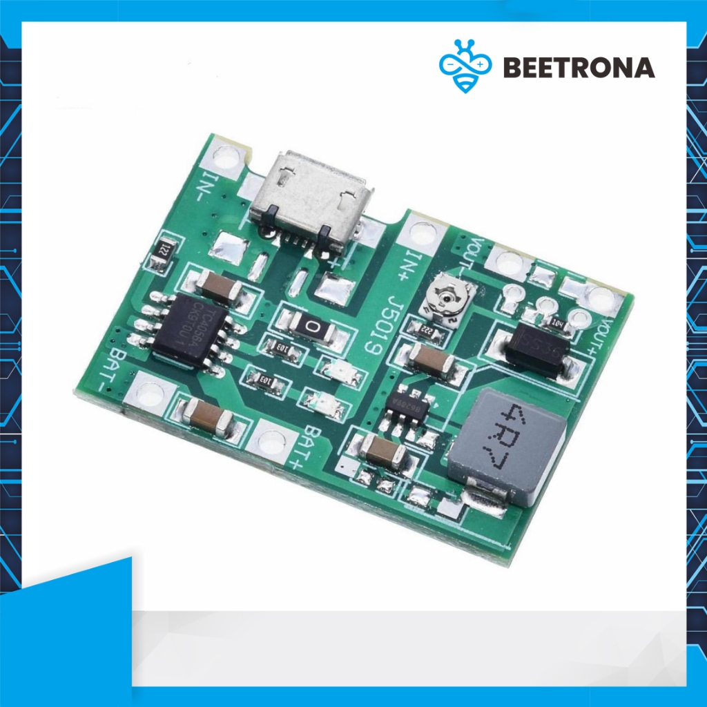 Modul J5019 Charger dan Adjustable Step-Up DC Module