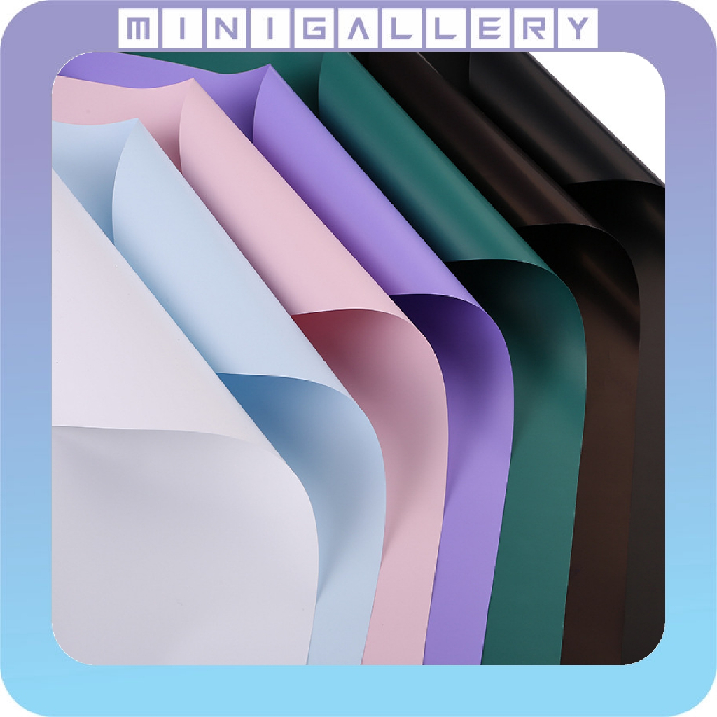 

Kertas Buket Bunga Polos Cellophane Full Color Wrapping Waterproof Flower Bouquet Wrapper KB6298