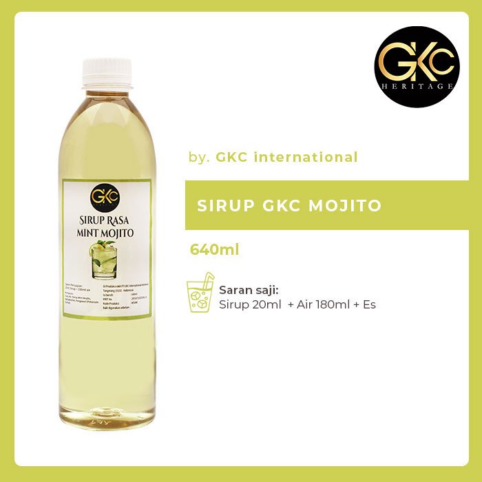 

GKC Heritage - Minuman Sirup Mojito/ Mojito Syrup HALAL 640 ml