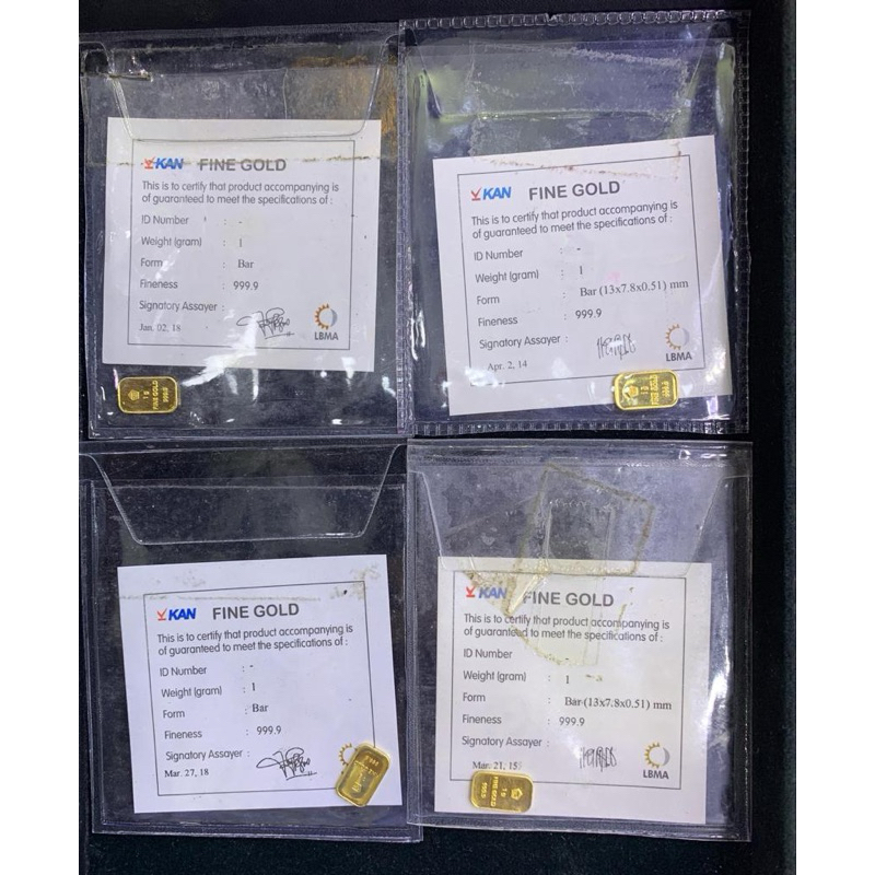 Logam Mulia Antam 1 Gram Classic / Retro Portrait - Landscape