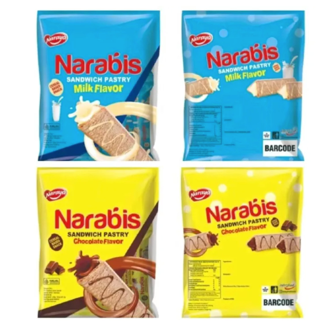 

Snack Naraya Narabis Sandwich Pastry Bag 240gr - Milk / Chocolate