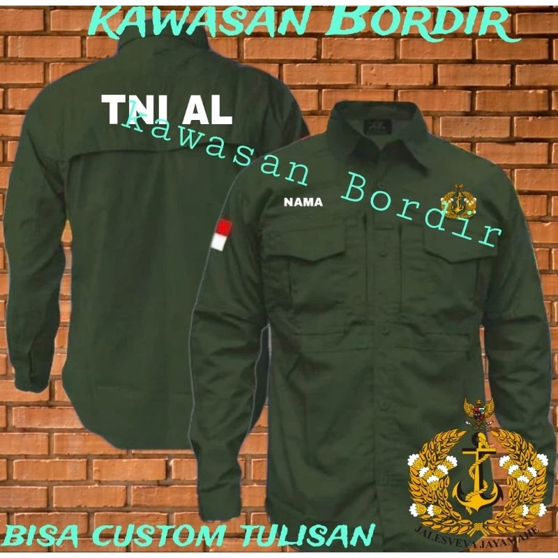 Terbaru kemeja tactikal TNI AL seragam tactikal TNI AL baju tactikal TNI AL baju mtac TNI AL kemeja 