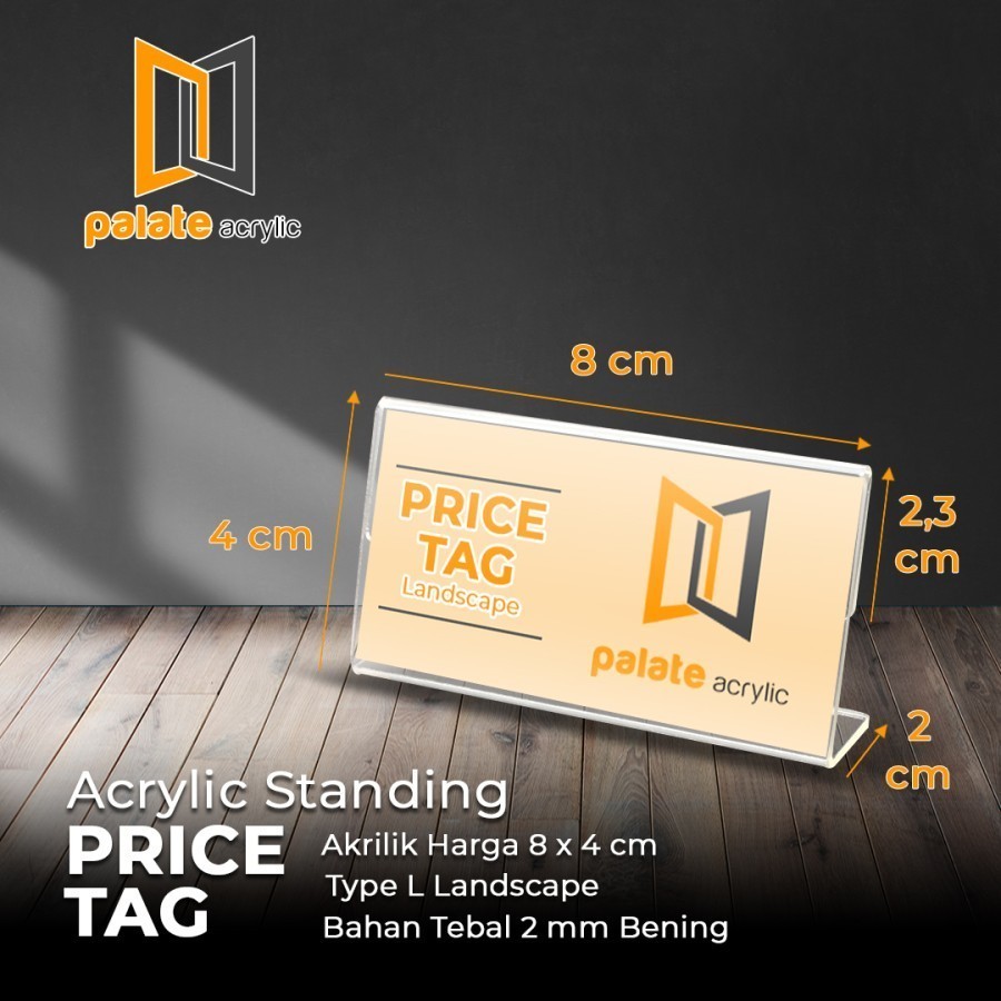 

Akrilik Kartu Nama L Landscape 8x4