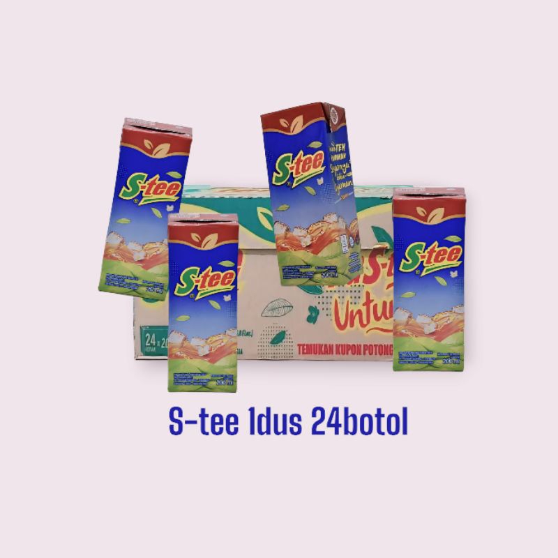 

Teh Kotak S-tee Harga 1 karton - isi 24 botol ( ukuran 200ml )