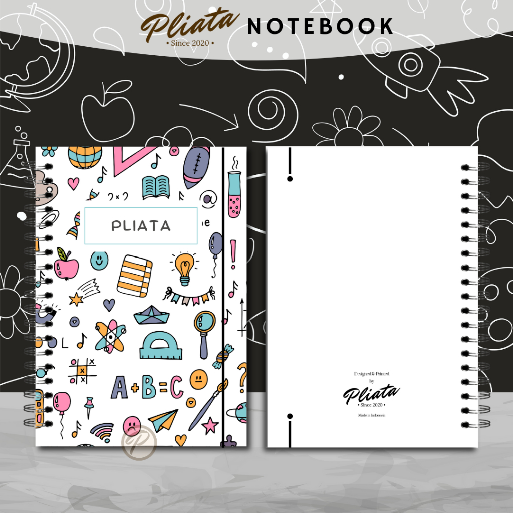 

PLIATA NOTEBOOK SPIRAL - (PN121) SCHOOL 6 - Softcover Doft Aesthetic Book Buku Tulis