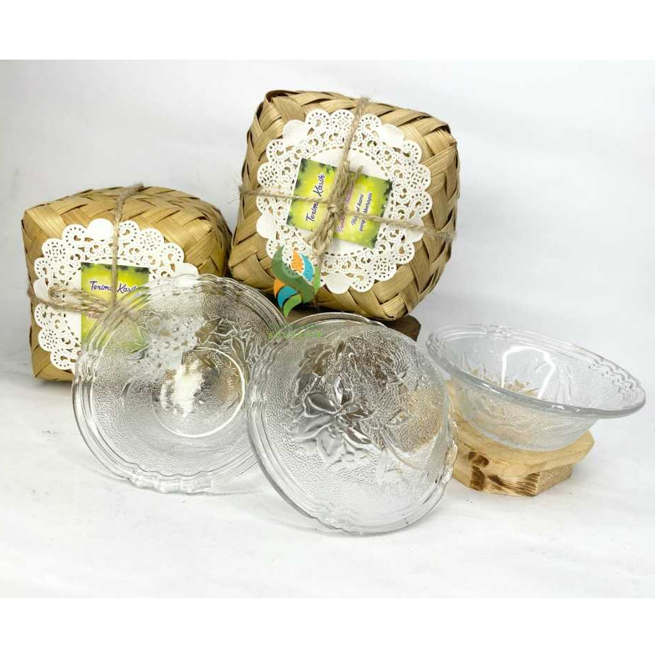 Souvenir Pernikahan Mangkuk Bunga Liviera 101ml Mangkok Motif Sambal Kaca
