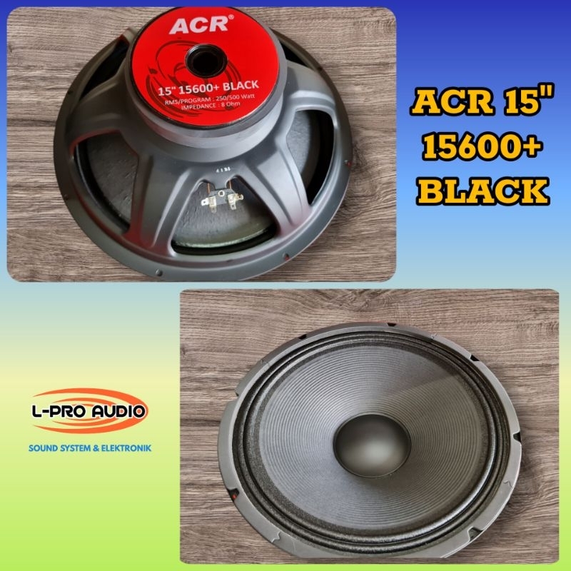 Speaker ACR 15in 15600 black midlow