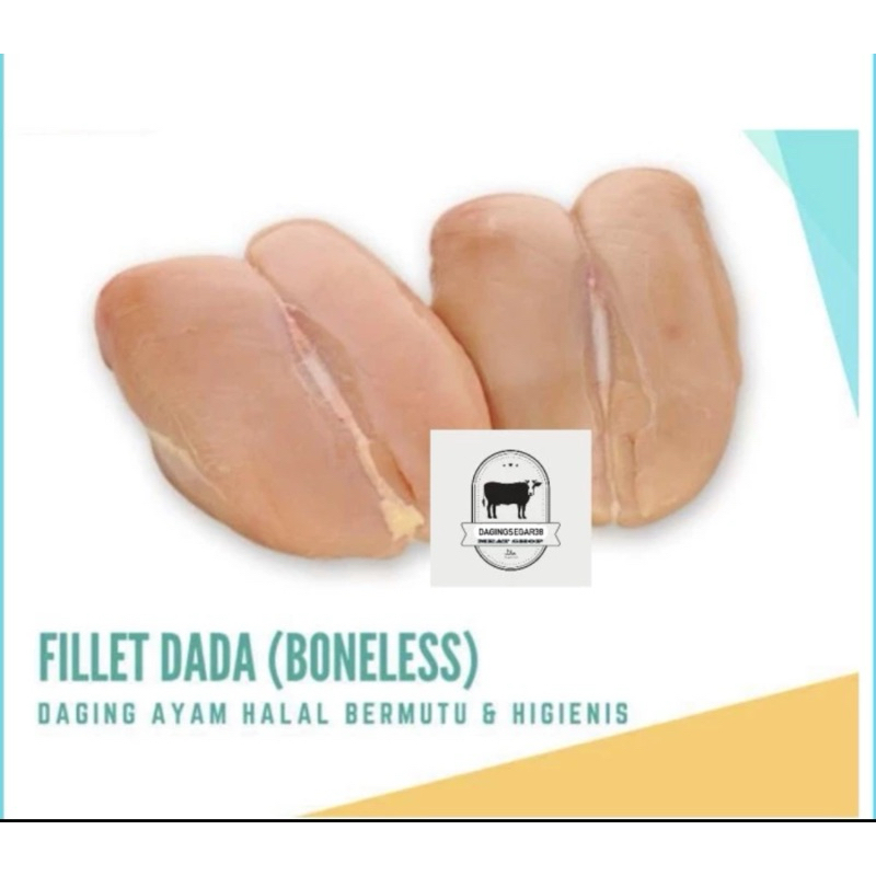

FILLET DADA AYAM TANPA TULANG DAN KULIT / BONELESS @1KG