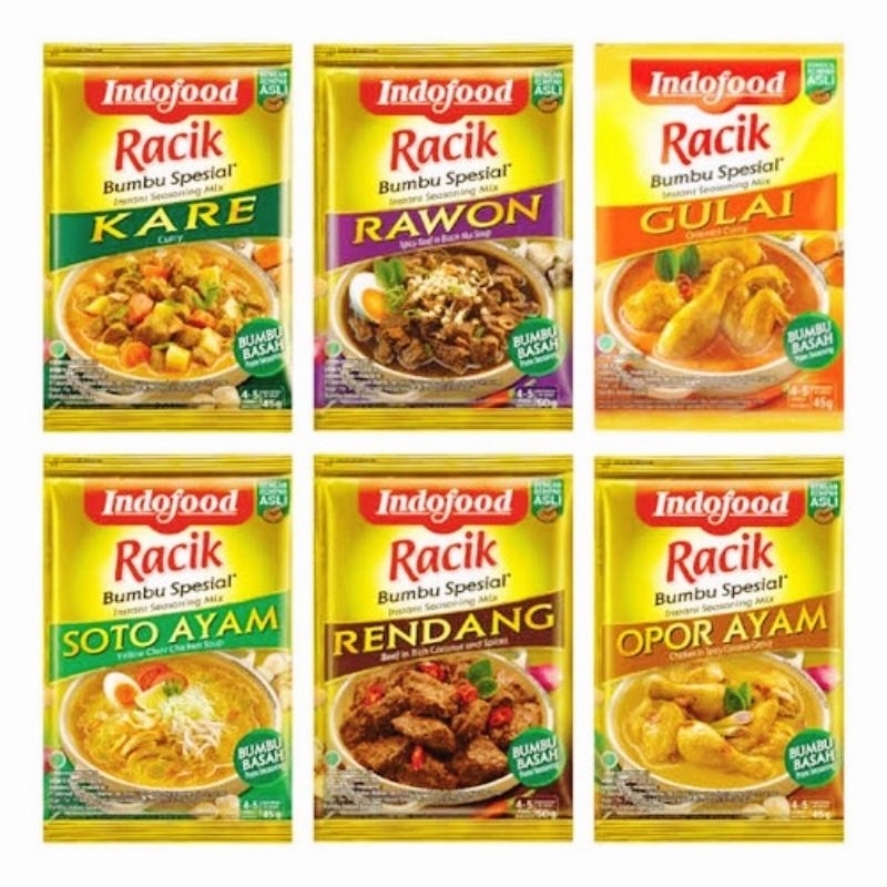 

BUMBU RACIK INDOFOOD/BUMBU BASAH/ BUMBU MASAK/ BUMBU DAPUR