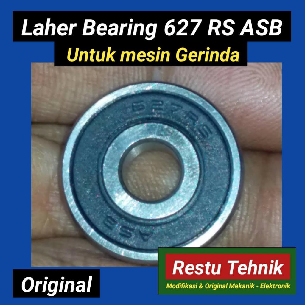 Laher 627 RS ASB Bearing mesin gerinda.