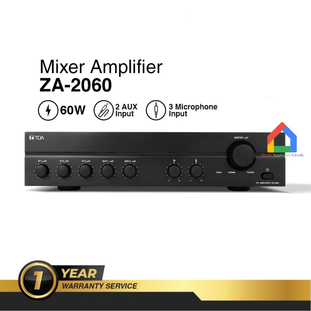 TOA ZA 2060 Mixer Amplifier 60 W / Amplifier Toa ZA-2060