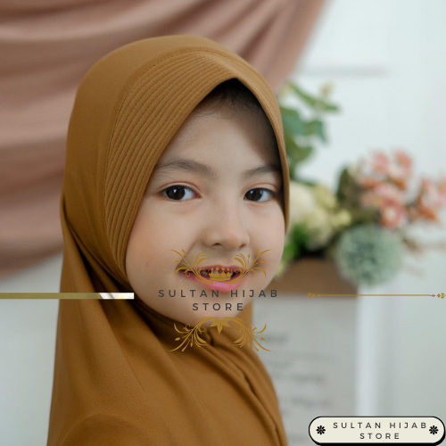Jilbab Anak Sekolah Spandex Jersey Premium I Jilbab Instan Anak Remaja