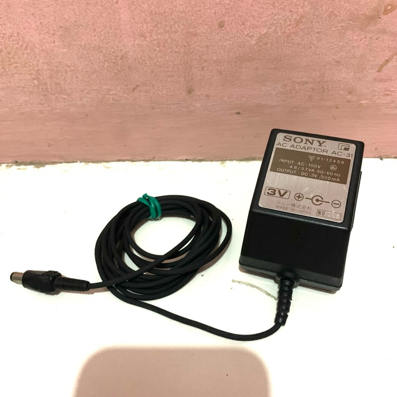 Sony AC Adaptor AC-31 3v for Walkman TPS-L2 *ULTRA RARE* | BUKAN Tape Deck, Amplifier, Speaker, Walk