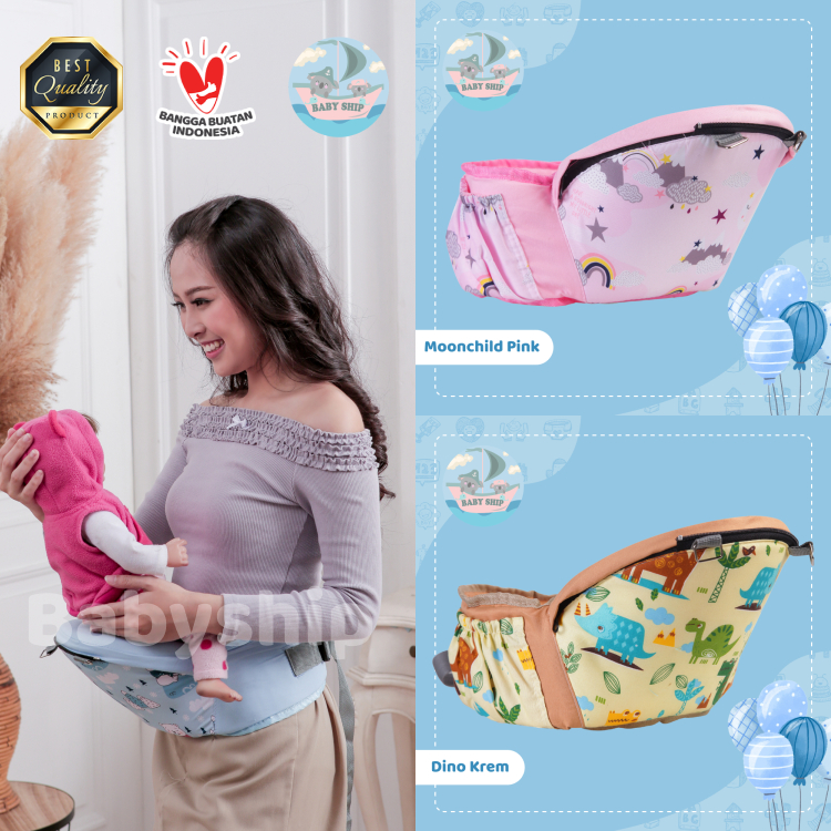 BabyShip Dudukan Hipseat / Gendongan Bayi ( Dudukannya saja tidak dengan gendongan ranselnya )