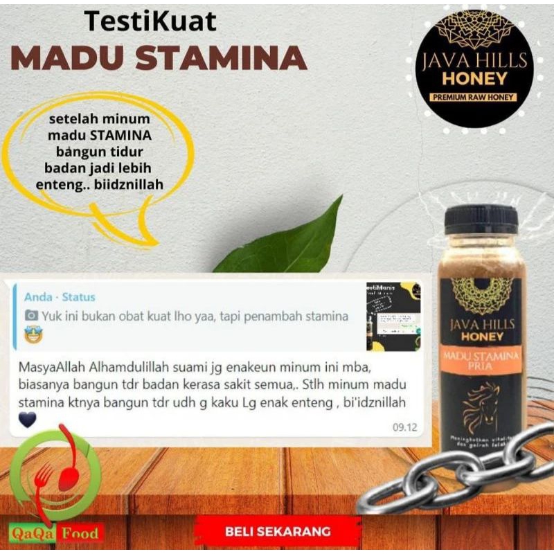 

Madu stamina Pria Java Hills Honey