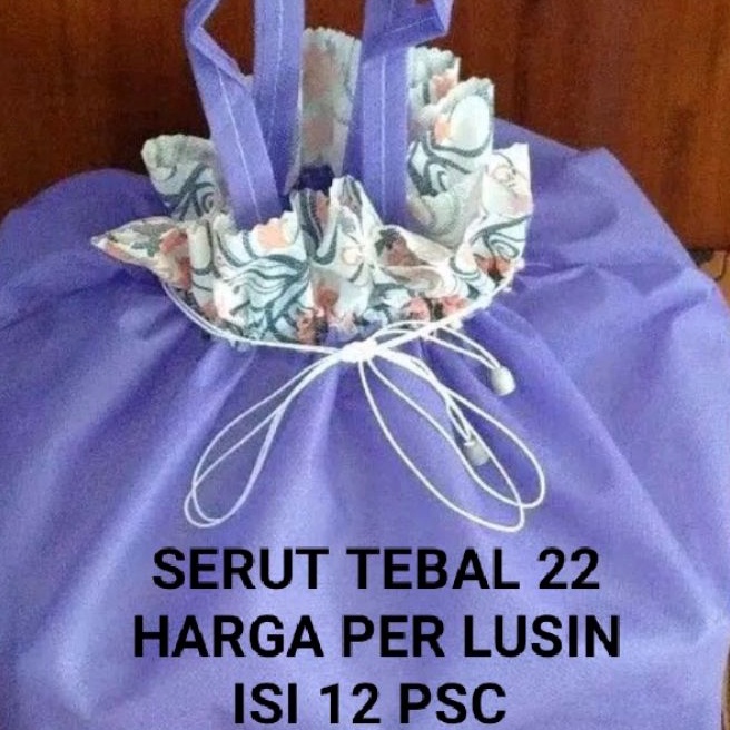 

KF7 tas hajatan serut tebal 22 per lusin isi 12 psc