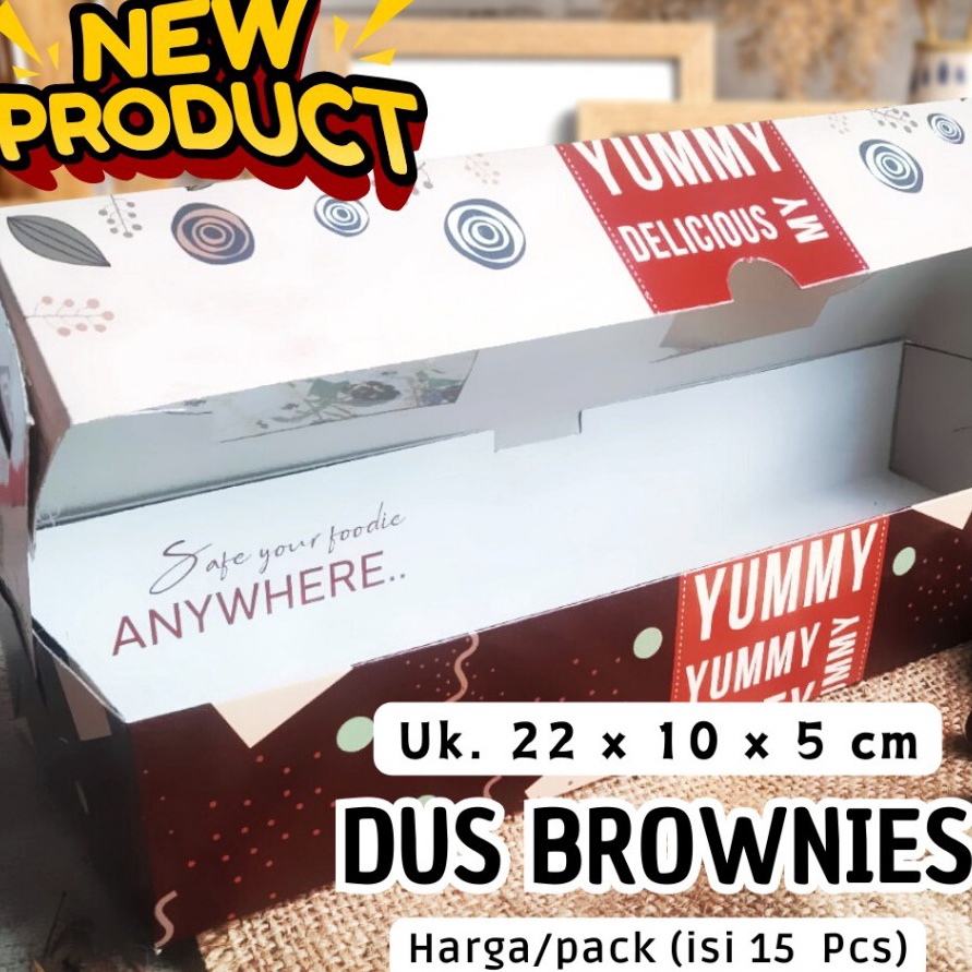 

Terjangkau Box Brownies 22x1x5 Motif Tatakan Laminasi Dus Brownies Kotak Brownies Box Fudgy Brownies