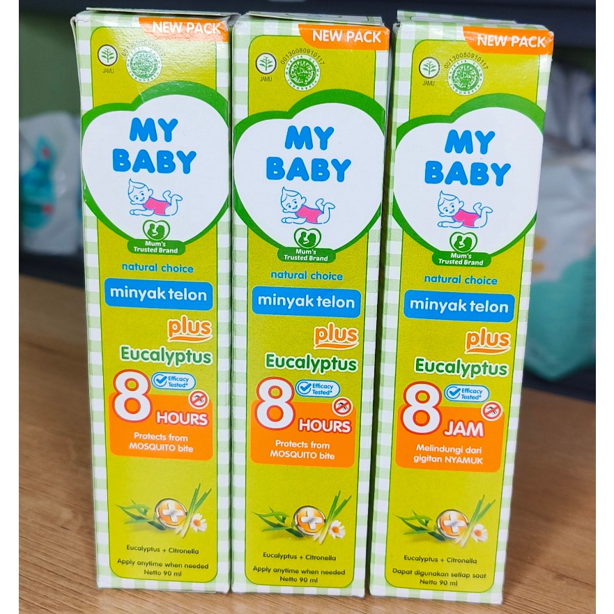 

Gila 3 PCS MY BABY MINYAK TELON PLUS EUCALYPTHUSLAVENDER 15 ML ANTI NYAMUK 8 JAM DAPAT 3 PCS