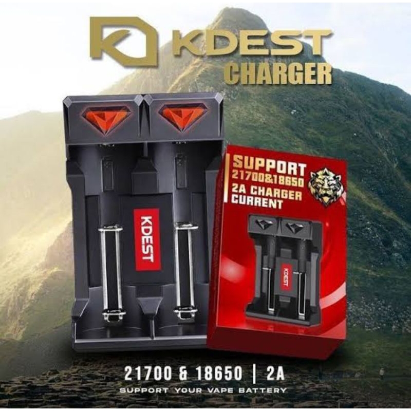 Charger Kdest 2 Slot 18650/21700 Origianl