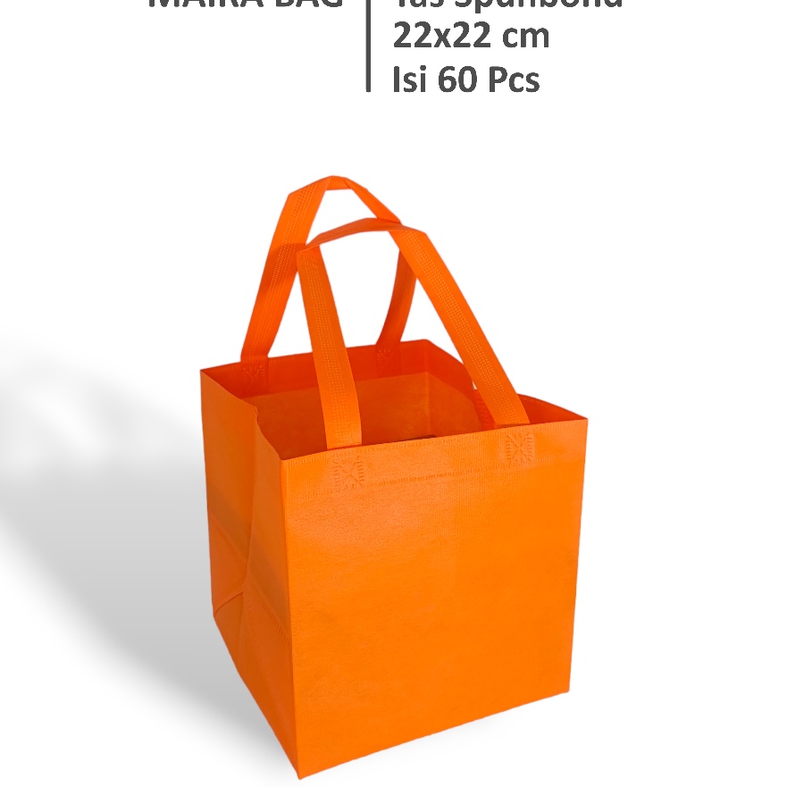 

Langka 6 Pcs Tas Hajatan 22x22 cm Tas Box Nasi Tas Spunbond