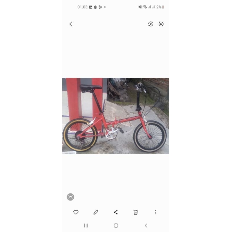 sepeda lipat antik jadul