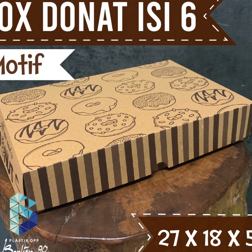 

Pilihan Box Kotak Donat Isi 6 Motif uk 27x18x5 CM ISI 5 PCS Laminasi