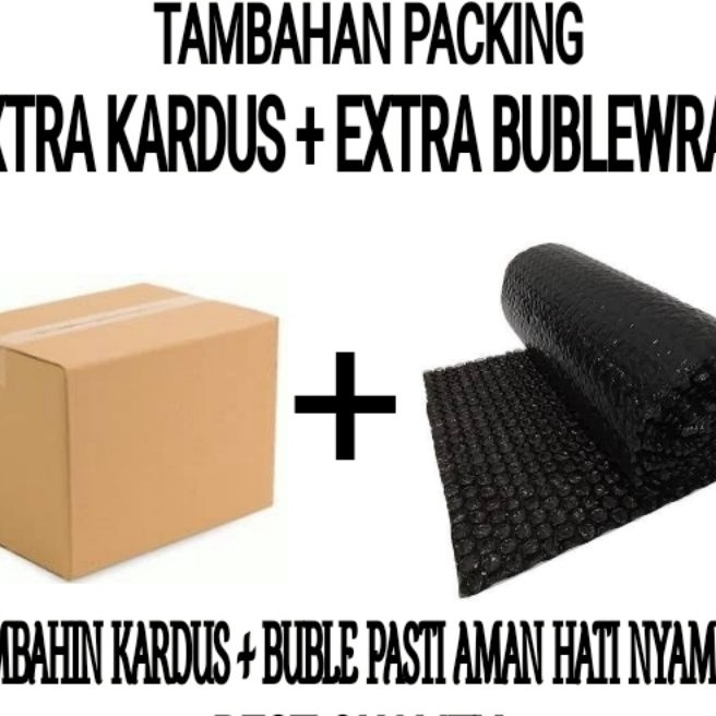 

KF7 TAMBAHAN PACKING KARDUS EXTRA BUBLEWRAP EXTRA