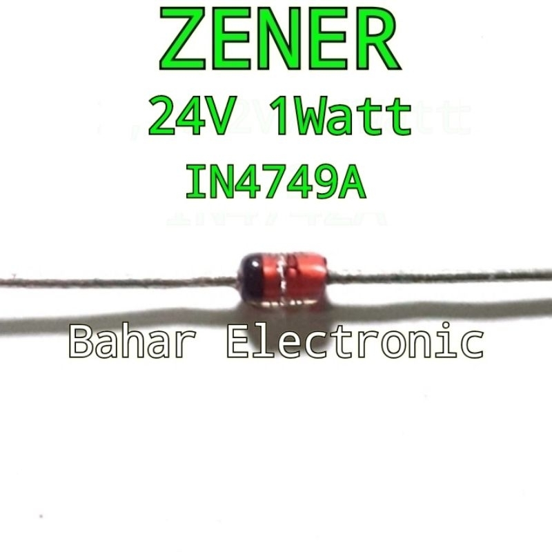 Dioda Zener 24V 1W IN4749A Harga Per 5 Biji