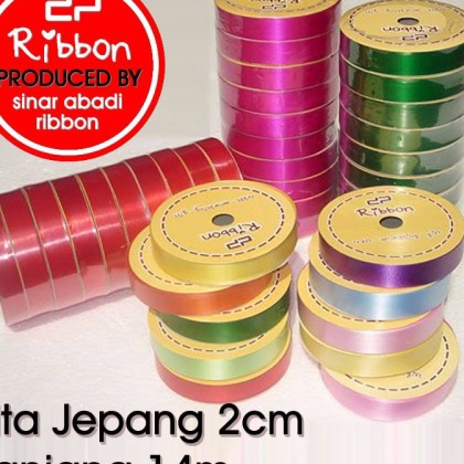 

Gila 1 Roll Pita Kado Kecil34 Plastik POLOS 2cm Ribbon 1 Slop Pita Jepang 2 cm SLOP