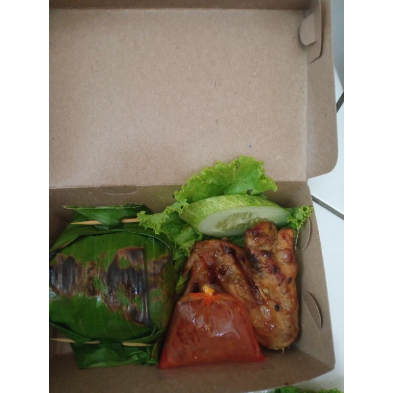 

Nasi bakar + ayam bakar