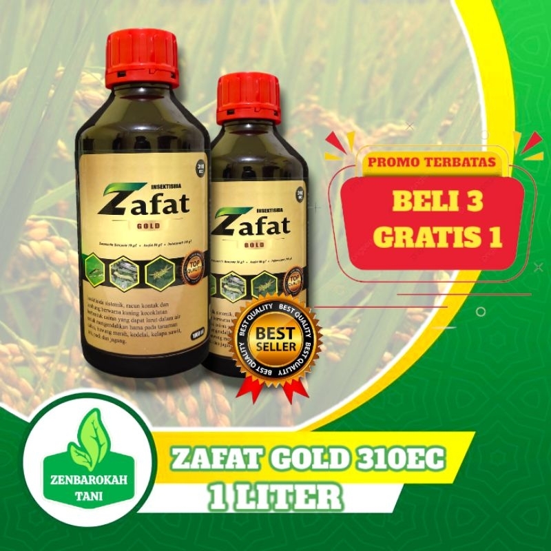 ZAFAT GOLD 310 EC INSEKTISIDA BAHAN AKTIF EMAMECTIN BENZOAT ASEFAT INDOXACARB