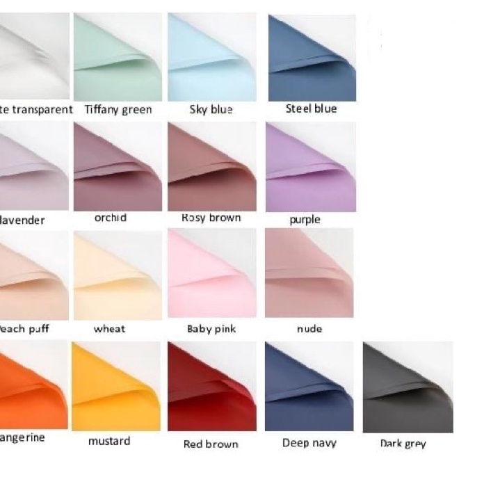 

KF7 kertas Bunga 2lembarAll new full color cellophaneWrapping paperkertas bunga murah